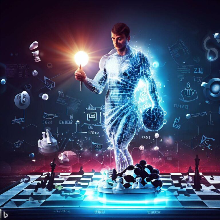 chess guru digital art